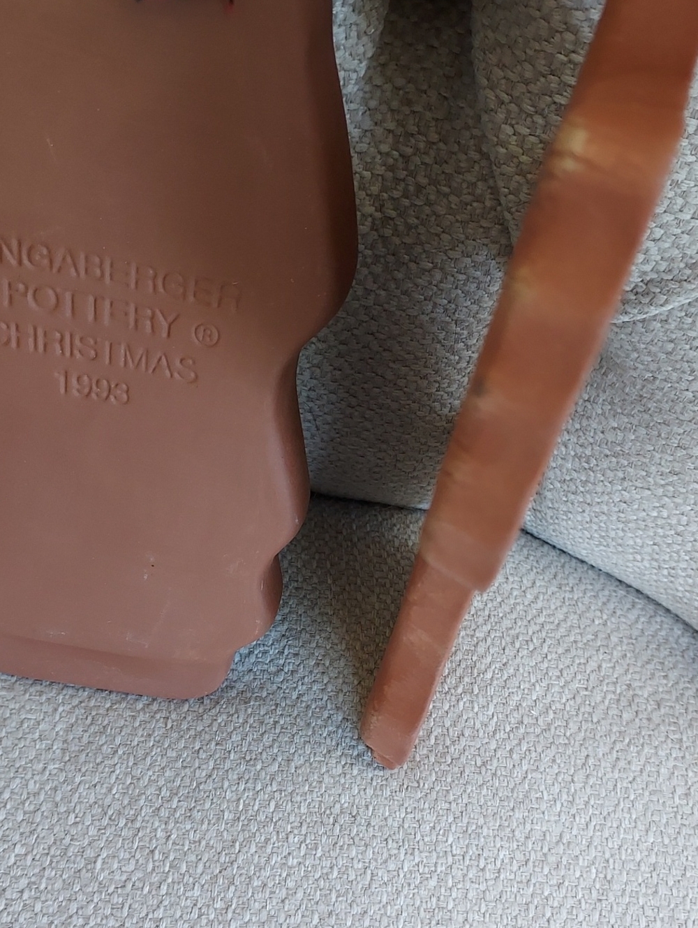 VINTAGE Longaberger St. Nick (1993) & Kriss Kringle (1991) Candy/Cookie Molds - Picture 11 of 14